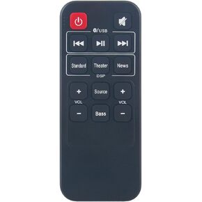 New RMT-HSB318 RMTHSB318 Replacement Remote Control Compatible with Insignia Soundbar Home Theater Speaker NS-HSB318 NSHSB318