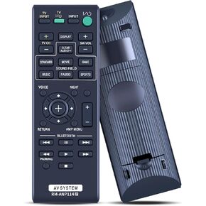 RM-ANP114 Replacement Remote Control Applicable for Sony Sound Bar HT-CT770 HT-CT370 HTCT770 HTCT370 Soundbar