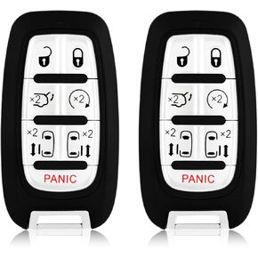 2 Keylessbest Replacement for 2017-2024 Chrysler Pacifica Voyager Key Fob Remote Control M3N-97395900 7 Buttons 433MHz