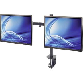 Universal Four Monitor Mount with Double-Link Swing Arms Holds Four 13" to 32" LCD Monitors up to 8 Kg (17 lbs.), Black 461566