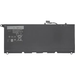 JHXPY 5K9CP JD25G 0DRRP 0N7T6 Replacement Laptop Battery for DELL XPS 13 9343 9350 13D-9343-350 13-9350-D1608 13D-9343-3708 90V7W 090V7W (7.4V 52Wh JD25G)