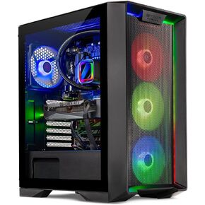 كمبيوتر سطح المكتب Skytech O11D للألعاب، Ryzen 7 7800X3D 4.2 جيجا هرتز (5 جيجا هرتز Turbo Boost)، AMD RX 7800XT 16 جيجا GDDR6، 1 تيرابايت Gen4 SSD، 32 جيجا DDR5 RAM 5600 RGB، 750 وات GOLD PSU، 360 مم ARGB AIO، Wi-Fi، Win 11 Home in Kuwait