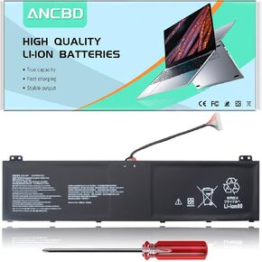 AP21A8T Laptop Battery for ACER Nitro 5 AN517-55 Series AN517-55-55AM Predator Helios 18 PH18/300 PH315 PH317 Series AN517-55-55AM PH18-71-72AS PH315-54-760S PH317-55-95XR AP21A7T(15.4V 90Wh/5845mAh)