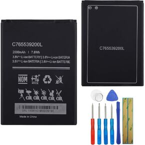 Replacement Battery C765539200L Compatible with BLU Studio X8 HD Studio G2 HD with Tools