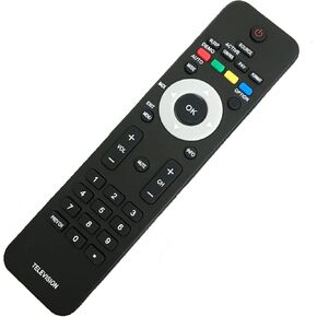 Replacement Remote Control for Philips TV 32PFL5403D 32PFL5403D/27 32PFL5403D/F7 42TA648BX/37 42PFL7422D/37