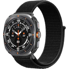 Nylon Bands for Samsung Galaxy Watch Ultra Bands 47mm Men/Women,Soft Breathable Fabric Sport Loop Strap Adjustable Wristband for Samsung Galaxy Watch 7 ultra Band 47 mm