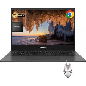 ASUS Chromebook Flip C436 2-in-1 Laptop, 14" Touchscreen FHD 4-Way NanoEdge, Intel Core i3-10110U, 128GB PCIe SSD, Fingerprint, Backlit KB, Wi-Fi 6, Chrome OS, C436FA-DS388T, Magnesium-Alloy, Silver