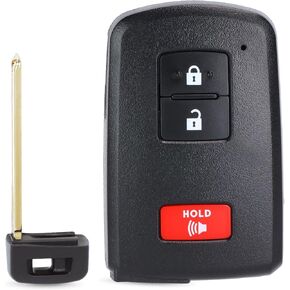 Key Fob Smart Transmitter Keyless Entry Remote Replacement for Toyota RAV4 Prius C 2013-2019 281451-0020 G Board HYQ14FBA 89904-52290 3 Buttons