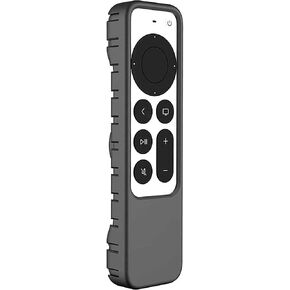 SaharaCase Apple TV 4K Remote Silicone Case for Apple AirTag (2nd Generation 2021) Lightweight Anti Slip Shockproof Silicone Cover (Green Glow)