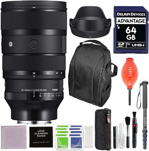 عدسة سيجما 28-45 ملم f/1.8 DG DN Art لحامل Leica L مع ملحقات بكسل المتقدمة وحزمة السفر | 612969 | ضمان سيجما ممتد لمدة 3 سنوات | سيجما 28-45 ملم f/1.8 DG DN Art in Saudi Arabia