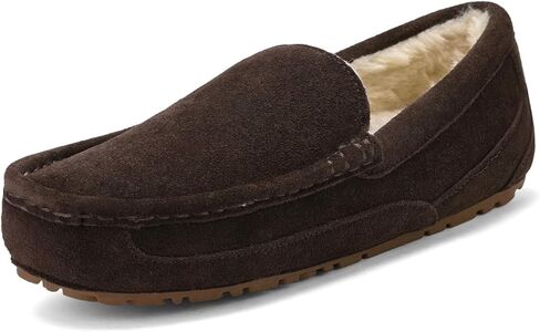 DREAM PAIRS شباشب منزلية للرجال بدون كعب داخلي وخارجي أحذية بدون كعب فروي غامض من جلد الغزال أحذية مريحة دافئة in Saudi Arabia