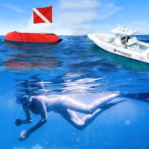 Luwint Inflatable Dive Float Buoy, Diving Snorkeling Spearfishing Boat Signal Board in Kuwait