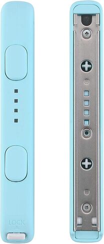 eXtremeRate Replacement Blue Shell for Nintendo Switch & Switch OLED Joycon Strap, Custom Joy-Con Wrist Strap Housing Buttons for Nintendo Switch & Switch OLED Model (2 Pack) in Kuwait