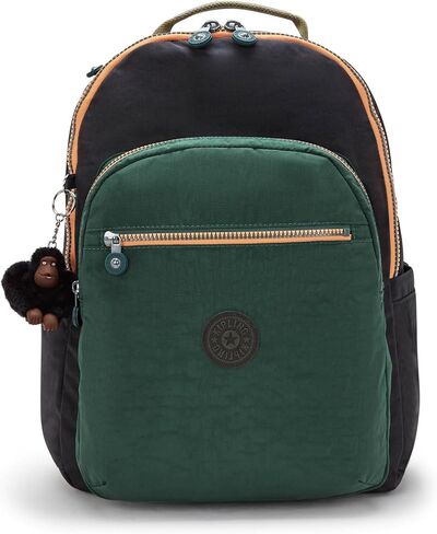 Kipling Women's Seoul 15 Laptop Backpack, Durable, Roomy with Padded Shoulder Straps, Nylon School Bag in Saudi Arabia