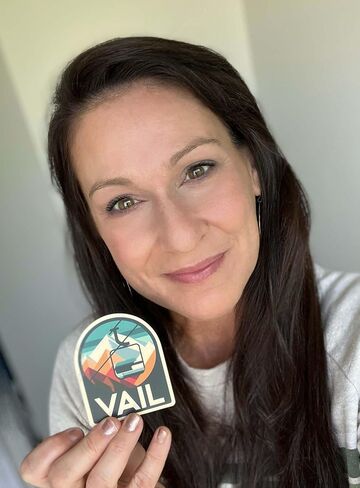 Vagabond Heart Vail Colorado Weatherproof Vinyl Sticker - Vail CO Souvenir Decal - Vail Sticker in Saudi Arabia