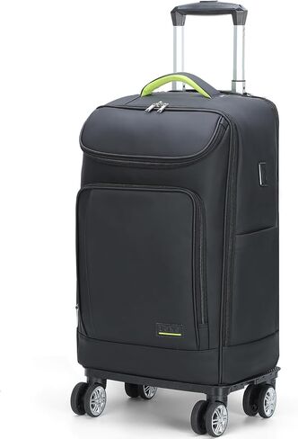 Lekebobor Travel Rolling Backpack, 18 inch Waterproof Backpack with 360° Wheels for 15.6" Laptop, Convertible Airline Approved Travel Backpack for Men & Women, Business, Commuter(Black) in Saudi Arabia