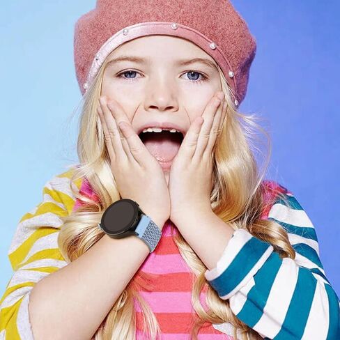 عبوتان من الأربطة المصنوعة من النايلون المتوافقة مع ساعة Gizmo 3 2 1/Gabb Watch 3 2 1/SyncUP Watch، Cosmo JrTrack 3/2 SE/2/JrTrack Band للأطفال، سوار ساعة خفيف الوزن ناعم ومسامي 20 مم للأولاد والبنات in Kuwait