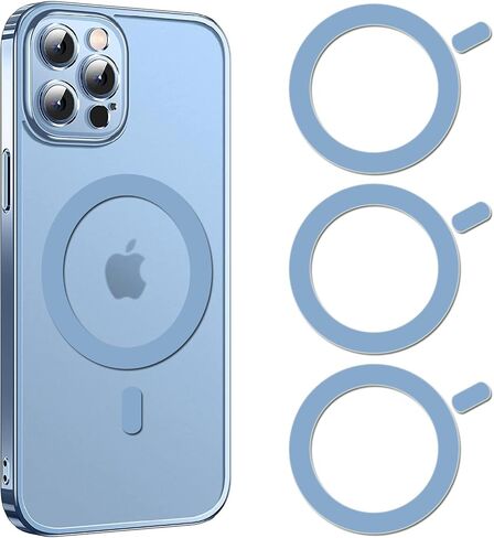 COJOC 3PCS for Magsafe Ring Sticker,Universal Magnetic Conversion Adapter Compatible with Wireless Charging Accessories for iPhone 16/15/14/13 Pro Max Mini, Galaxy Series and Phone Case,White in Saudi Arabia