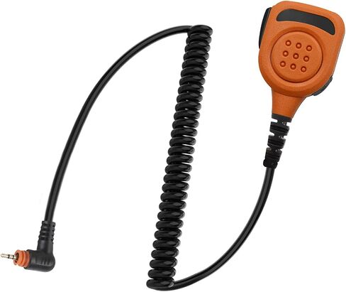 Waterproof Radio Speaker Mic Walkie Talkie Shoulder Handheld Microphone with PTT for SL300 SL3500 SL3500e SL7550 SL7550e SL1600 SL2600 TLK-100 SL1K SL1M Orange (SL1M-01) in Saudi Arabia