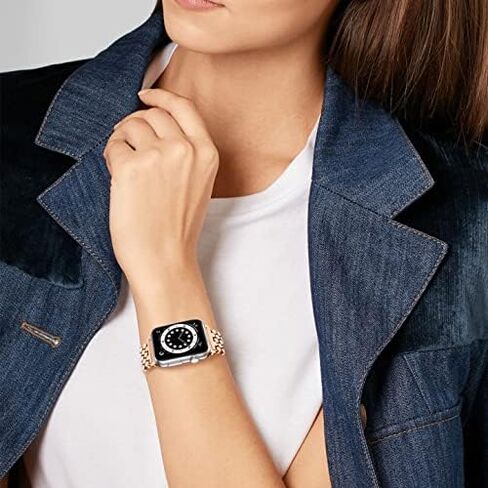 Watch Bands Compatible with Apple Stainless Steel Metal Honeycomb Bands 38mm 40mm 41mm 42mm 44mm 45mm, Metal Replacement Bracelet Strap for iWatch Series 7/6/5/4/3/2/1 in Saudi Arabia