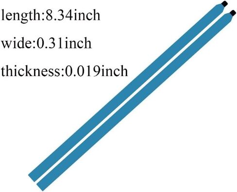 Generic شريط سحب لشاشة الكمبيوتر المحمول LCD LED وشريط بديل لإطار الصورة Baffo شرائط شاشة لاصقة مع مقبض 6 قطع (أبيض) in Saudi Arabia