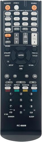 جهاز التحكم عن بعد PerFascin RC-866M بديل مناسب لجهاز استقبال Onkyo AV TX-NR626 HT-RC560 TX-NR315 TX-NR525 TXNR525 TX-NR737 TXNR626 HT-S5300 HT-S6300 HT-S7300 TXNR315 HT-R391 in Saudi Arabia