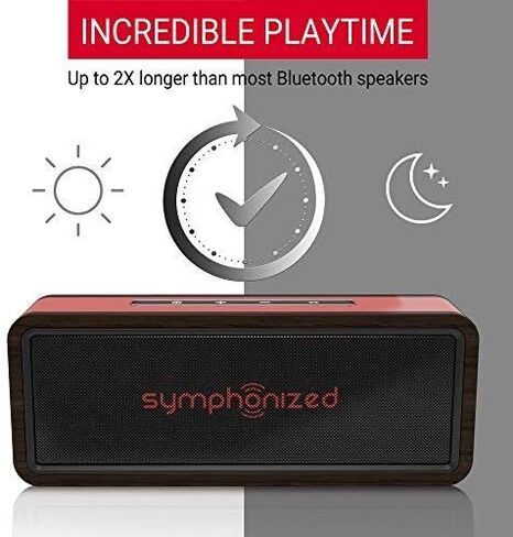 Symphonized Portable Bluetooth Speakers — Small Bluetooth Outdoor Speaker for Patio & Home, Out Door Loud Bluetooth Speakers, Bluetooth Wireless Loud with Bass, Bocinas Bluetooth, Blue Tooth Speaker in Kuwait