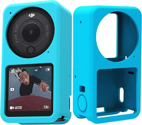 حافظة حماية من السيليكون لكاميرا DJI Action 2، ملحقات Action2 حافظة من السيليكون ملحقات حماية (أزرق) in Kuwait