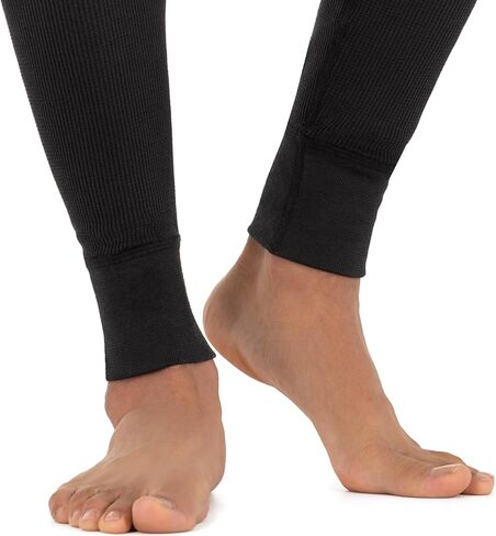 Fruit of the Loom Men's Recycled Premium Waffle Thermal Underwear Long Johns Bottom (1, 2, 3, and 4 Packs) in Saudi Arabia