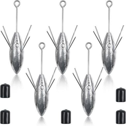 Sputnik Sinker Weights Surf Fishing Weights Sinker Long Tail Fishing Weights Surf Fishing Weight Saltwater for Ocean Sea Sand in Kuwait