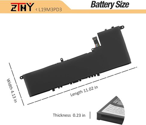 ZTHY L19M3PD3 L19D3PD3 L19L3PD3 Laptop Battery Replacement for Lenovo Ideapad S540-13API S540-13ARE S540-13IML S540-13ITL Series 5B10W67393 5B10V27761 5B10W67326 5B10V27760 5B10V27763 11.52 56Wh in Saudi Arabia