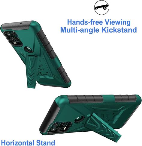 Ailiber Compatible with Motorola Moto G100 Case, Motorola Edge S Case Holster with Screen Protector, Swivel Belt Clip Holster Kickstand Holder, Heavy Duty Rugged Cover for Edge S/Moto G100-Camouflage in Saudi Arabia