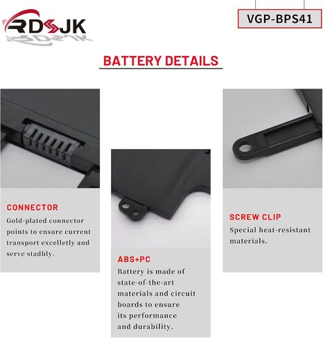 بطارية الكمبيوتر المحمول VGP-BPS41 BPS41 لأجهزة Sony Vaio Flip 13 SVF13N SVF13N13CXB SVF13N17SCB SVF13N17SCS SVF13N17PXB SVF13N18SCB SVF13N18SCS SVF13N24CXB SVF13N29SCB SVF13N27SCB SVF 13N28SCS 11.25 فولت 36 وات في الساعة in Saudi Arabia