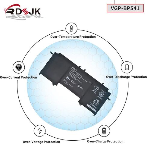 بطارية الكمبيوتر المحمول VGP-BPS41 BPS41 لأجهزة Sony Vaio Flip 13 SVF13N SVF13N13CXB SVF13N17SCB SVF13N17SCS SVF13N17PXB SVF13N18SCB SVF13N18SCS SVF13N24CXB SVF13N29SCB SVF13N27SCB SVF 13N28SCS 11.25 فولت 36 وات في الساعة in Saudi Arabia