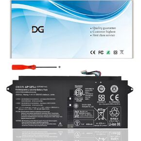 AP12F3J 35Wh New Laptop Battery for Acer Aspire S7 Ultrabook S7-191-53314G12ass S7-391-53314G12aws S7-391-53314G25aws Aspire 13.3" Ultrabook S7-391 S7-392 S7-393 2ICP3/65/114-2 (7.4V 4680mAh)