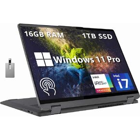 Lenovo Flex 5i - 14.0" FHD Touch Display - Intel Core i7-1165G7 - 12GB DDR4 RAM - 512GB M.2 NVMe SSD - Intel Iris Xe Graphics - Windows 11 Home - Graphite Grey