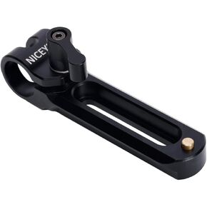 NICEYRIG 15mm Single Rod Holder to Quick Release NATO Rail, Applicable for EVF Mount, DSLR Cage Rig, Tablet Video Rig - 597
