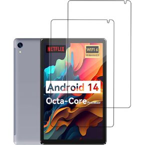 [2 Pack] Screen Protector for URAO 2024 Tempered Glass Film, Compatible with URAO C107 10.1" Android Tablet Anti-Scratch Sensitive Dropproof Screen Protector