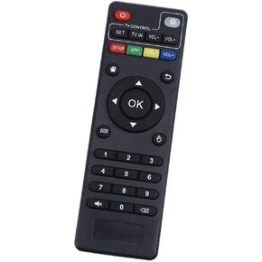 Original Replacement Remote Control Controller for MXQ (Amlogic S805/S905), MXQ PRO, T95N, T95M, H96, T9-Series, X96 Android TV Box, Black