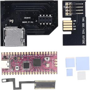 مجموعة أدوات التشغيل لوحدة التحكم GC DOL 001 RPi Picoboot GC DOL 001 لوحة تطوير وحدة التحكم FPC كابل مرن مع قارئ بطاقة تخزين صغيرة SD2SP2 Pro محول