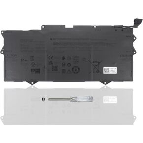 YM15G Laptop Battery for Dell XPS 13 9315 Series [Not for 9315 2-in-1] 0G9FHC G9FHC 0W6D4H W6D4H 31CP4/78/90 11.55V/51Wh/4191mAh/3-Cell