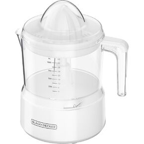 BLACK+DECKER 32oz Citrus Juicer, White, CJ625