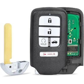 Beefunny Replacement Remote Keyless Entry Key Fob for Honda Accord 2016 2017 2018 FCC ID:ACJ932HK1310A PN: 72147-T2G-A51 5Buttons 433MHz