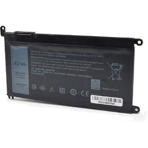 42WH WDXOR 11.4V Laptop Battery for Dell Inspiron 15 7579 7573 7569 5578 5565 5567 5568 5570 5775 5579 7560 7570 13 5378 5379 5368 7375 7368 7378 17 5765 5767 5770 Series FC92N 0FC92N