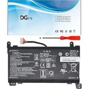FM08 12Pin Laptop Battery for HP Omen 17-AN013TX 17-AN014TX 17-AN014NG 17-AN012DX 17-AN041NG 17-AN080NZ 17-AN001CA HSTNN-LB8A HSTNN-LB8B 922752-421 922753-421 922976-855 (14.6V 83.22Wh/5700mAh)