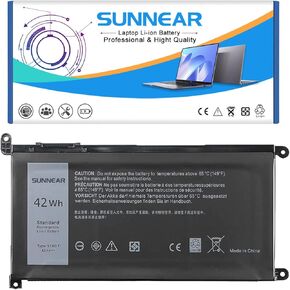 51KD7 Battery Replacement for Dell Chromebook 11 3100 3180 3189 5190 3181 2-in-1, 14 3400 Series Laptop FY8XM Y07HK P28T001 42Wh 11.4V