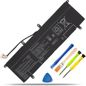 C41N1901 Laptop Battery Replacement for Asus ZenBook Duo UX481 UX481FA UX481FL UX481FLY UX481F X481FL UX481FL-BM002T UX481FA-BM020R UX481FL-BP1505T Series Notebook 15.4V 70Wh