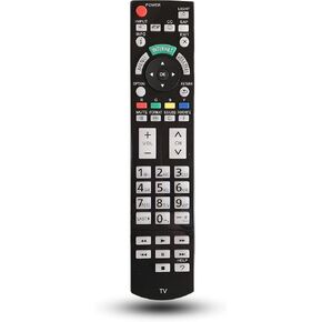 New TV Remote Control Replacement fit for Panasonic N2QAYB000571 TC-P65GT30 TC-P65VT30 TC-65PST34