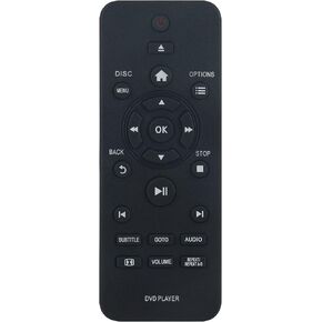 RC-5721 Remote Replacement for Philips DVD Player DVP3005/78 DVP2880/55 DVP3864K DVP3868G DVP3850G DVP3850K DVP3852K RC-5721 DVP3670K DVP2880 DVP2881 DVP2880/F7 DVP3602 VD2433 DVP3962 DVP3980 DVP3982