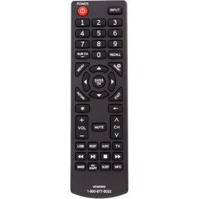 MC42NS00 Replacement Remote Fit for Sanyo LCD HDTV DP24E14 DP39D14 DP42D24 DP50E44 DP55D44 DP58D34 DP65E34